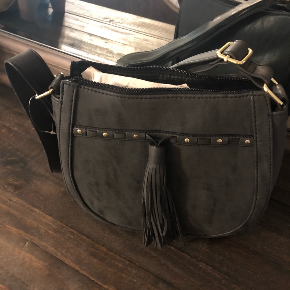 NWOT black satchel purse